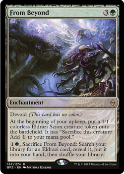 From Beyond 167/274 Battle for Zendikar MTG Rare - Image 1