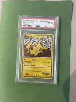 Pokemon TCG Pikachu World Collection 2010 Polish Psa 10 - Image 1