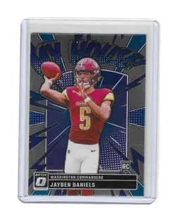 2024 Panini Donruss Optic My House! Jayden Daniels #9 Rookie RC - Image 1