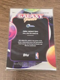 2025-26 Topps Chrome Cosmic Dirk Nowitzki Galaxy Greats Refractor - Image 2