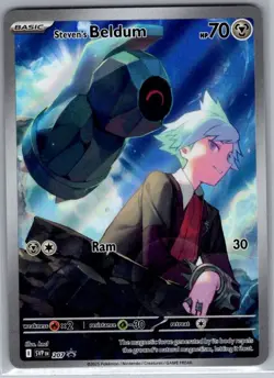 Steven's Beldum SVP 207 SV: Scarlet & Violet Promo Cards - Pokemon Card - NM - Image 1