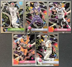 Patrick Mahomes II / Caleb Williams 2025 Topps Cosmic Chrome 18 Card QB Lot - Image 5