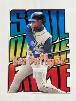 1999 Skybox Premium Soul of the Game #9 Ken Griffey Jr HOT INSERT FOIL - Image 1