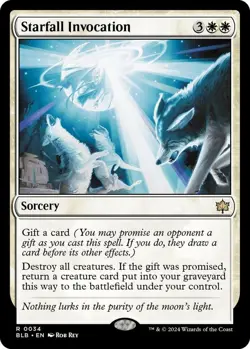 MTG Bloomburrow - Starfall Invocation (Foil) - Image 1