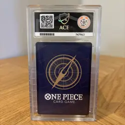 One Piece TCG Portgas D. Ace Wanted Poster OP13-119 Ace 10 Gem Mint *ERROR* card - Image 2