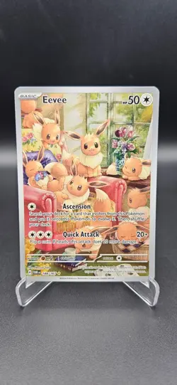 Eevee - 188/167 - Illustration Rare - Twilight Masquerade - Pokemon Card - NM/M - Image 1