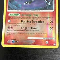 Pokemon TCG Legends Awakened Houndoom Card 57/146 Reverse Holo - Image 3