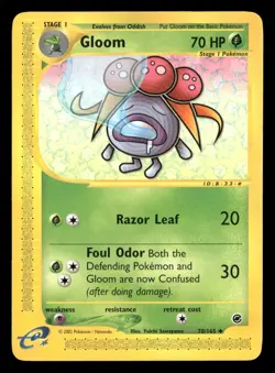 Gloom - 78/165 - Uncommon - Expedition - Pokemon Card - LP - Image 1