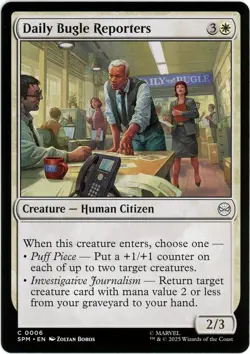 Daily Bugle Reporters - 0006 - Marvel's Spider-Man - MTG - Ships Now - English - Image 1