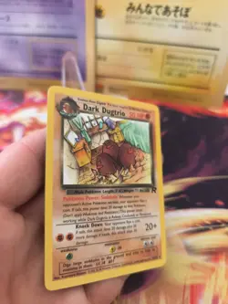 Pokemon Karte Card DARK Dugtrio Dunkles Digdri Team Rocket Gang English Wotc NM - Image 2