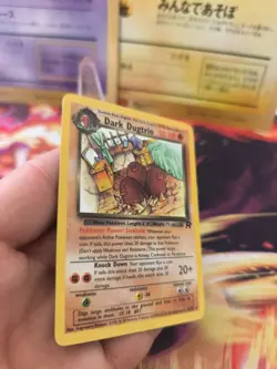 Pokemon Karte Card DARK Dugtrio Dunkles Digdri Team Rocket Gang English Wotc NM - Image 3