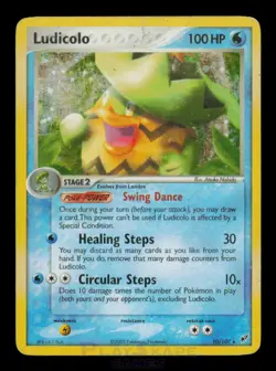Pokemon Card Ludicolo 10/107 Deoxys Holo Foil Rare Vintage HP 2005 - Image 1