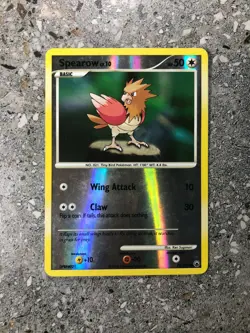 Pokemon TCG Cards Spearow 74/100 Majestic Dawn Reverse Holo LP - Image 1
