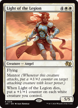 Light of the Legion (REGULAR) x1 - MTG Foundations Jumpstart J25 #218 - Image 1