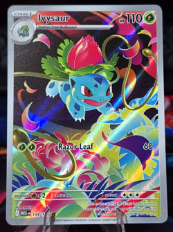 Ivysaur 134/132 Illustration Rare Mega Evolution Pokemon Card Great Centering - Image 1