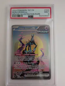Iron Crown EX 206/162SV05: Temporal Forces Holo PSA 9 - Image 1
