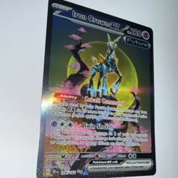 Pokemon Iron Crown ex 206/162 SV05 Temporal Forces SIR Full Art Holo Basic EN NM - Image 2