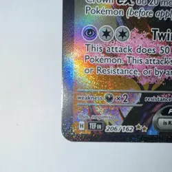 Pokemon Iron Crown ex 206/162 SV05 Temporal Forces SIR Full Art Holo Basic EN NM - Image 3