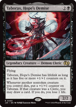 Taborax, Hope's Demise (REGULAR) x1 - MTG Foundations Jumpstart J25 #69 - Image 1