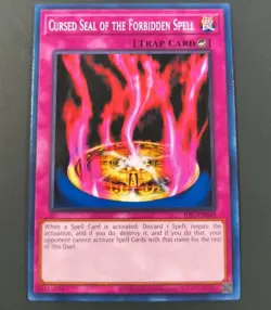 Yu-Gi-Oh! Invasion Of Chaos Cursed Seal Of The Forbidden Spell Common IOC-EN049 - Image 1