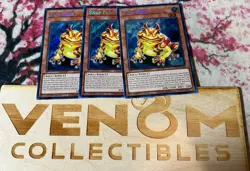 3x (M/NM) - Swap Frog - RA03-EN005 - Secret Rare - 1st Edition YuGiOh - Image 1