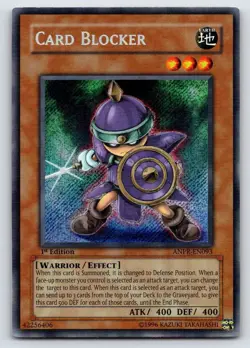 Yu-Gi-Oh! TCG HOLO CARD BLOCKER ANPR-EN093 1ST EDITION - Image 1