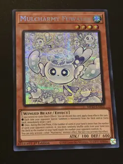 Yu-Gi-Oh! Card TCG Mulcharmy Fuwalos MP25-EN102 Secret Rare Holo 1st Edition NM - Image 1