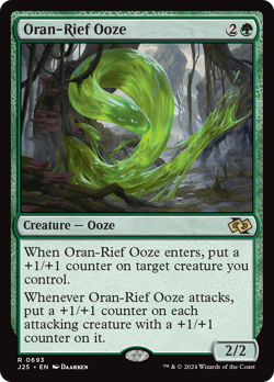 Oran-Rief Ooze (REGULAR) x1 - MTG Foundations Jumpstart J25 #693 - Image 1