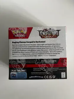 Pokemon TCG Scarlet & Violet Obsidian Flames Booster Box New Sealed - Image 3