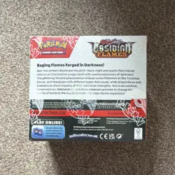 Pokemon TCG Scarlet & Violet Obsidian Flames Booster Box Sealed English - Image 2