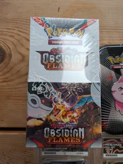 Pokemon TCG Scarlet & Violet Obsidian Flames Half Booster Box New Sealed - Image 1