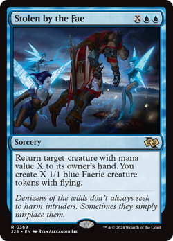 Stolen by the Fae (REGULAR) x1 - MTG Foundations Jumpstart J25 #369 - Image 1