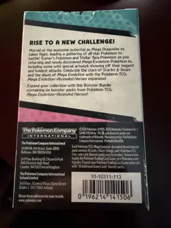 SEALED Pokemon TCG Mega Evolution Ascended Heroes Booster Box Bundle 6 Packs - Image 3