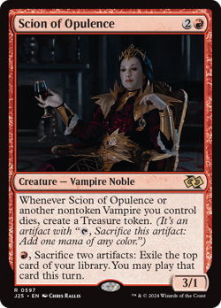 Scion of Opulence (REGULAR) x1 - MTG Foundations Jumpstart J25 #597 - Image 1