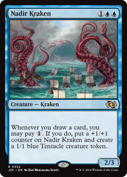 Nadir Kraken (REGULAR) x1 - MTG Foundations Jumpstart J25 #332 - Image 1