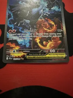 Mega Charizard X EX 125/094 Full Art Holo Rare Pokemon TCG Card English NM - Image 3