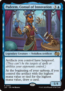 Padeem, Consul of Innovation (REGULAR) x1 - MTG Foundations Jumpstart J25 #62 - Image 1