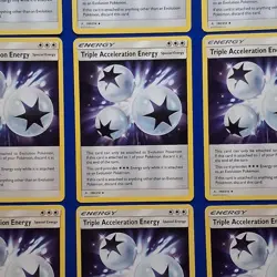 X9 Triple Acceleration Energy Pokemon Cards - 190/214 - Uncommon Unbroken Bonds - Image 2