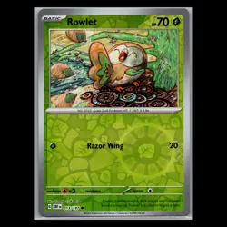 Obsidian Flames - Rowlet - 013/197 - Reverse Holo - Pokemon TCG - Image 1