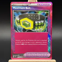 Maximum Belt 154/162 - Temporal Forces - Pokemon Card - Near Mint - Image 2