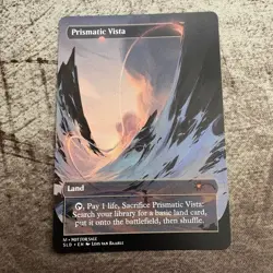 Prismatic Vista - Custom Art MTG Magic The Gathering Playtest Card - Image 1