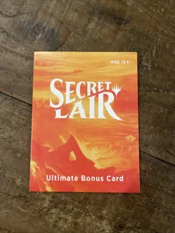 Sealed Magic The Gathering: Secret Lair Ultimate Bonus Card Pack Fetch Land MtG - Image 1