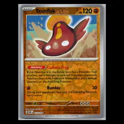 Obsidian Flames - Stunfisk - 112/197 - Reverse Holo - Pokemon TCG - Image 1