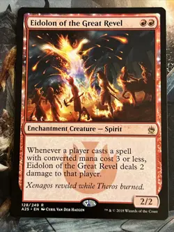 1x Eidolon of the Great Revel (128) Masters 25 LP MTG Magic the Gathering x1 MKE - Image 1
