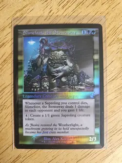 Magic the Gathering Slimefoot the Stowaway Time Spiral Timeshifted Foil - Image 1