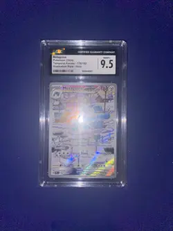 Pokemon GRADED 2024 Metagross 178/162 Illustration Rare M+ 9.5 CGC - Image 3