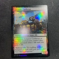 MTG Magic the Gathering Zulaport Cutthroat (126/313) Battle for Zendikar Mp FOIL - Image 1