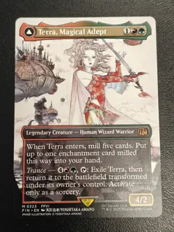 Terra, Magical Adept (Borderless) #0323 Final Fantasy Regular Mythic - NM/M - Image 1