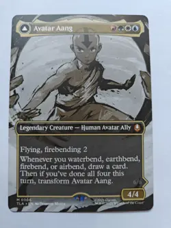 MTG Avatar Aang 0308 Regular (Borderless) Avatar TLA NM - Image 1