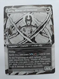 MTG Avatar Aang 0308 Regular (Borderless) Avatar TLA NM - Image 2